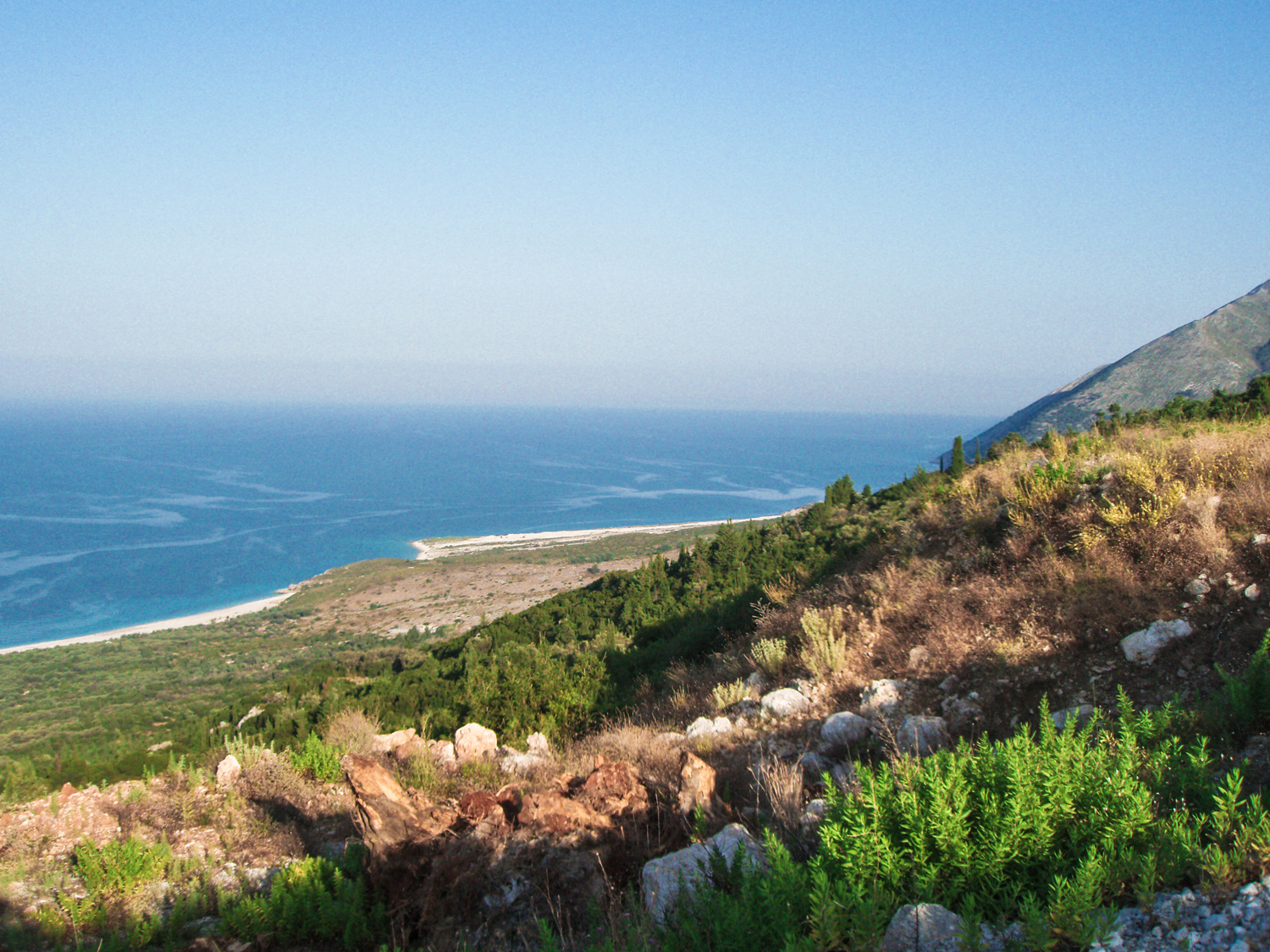 Drymades Beach — relaxed pebble coves with hammocks and crystal water on the Albanian Riviera