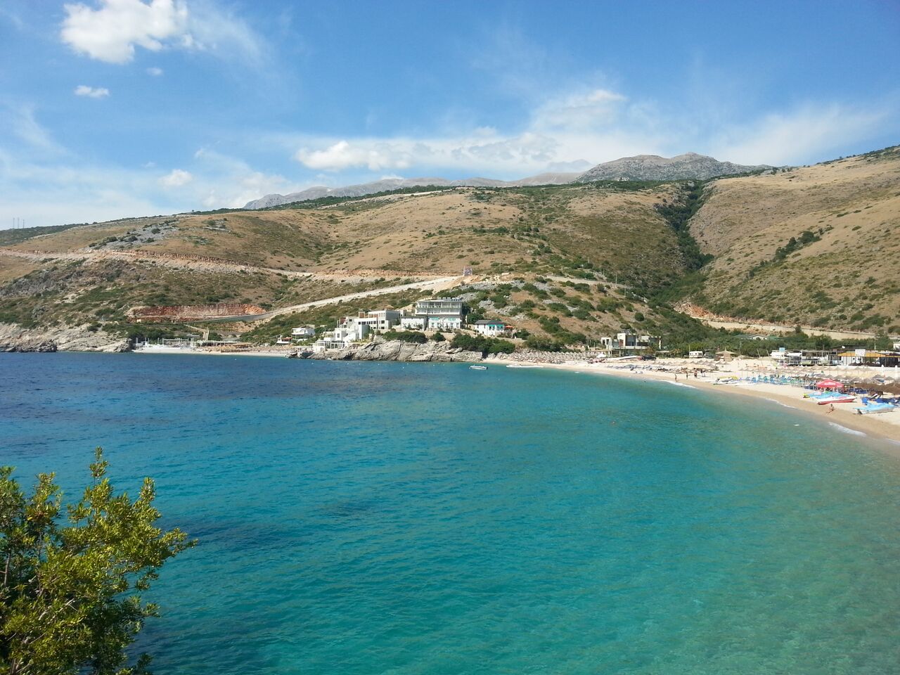 Jale Beach Albania — beach bars, olive trees and the social heart of the Riviera